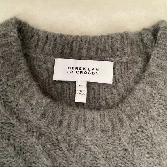 Derek Lam Alpaca Blend Fringe Detail Sweater, Size XS-S - Picture 5 of 6